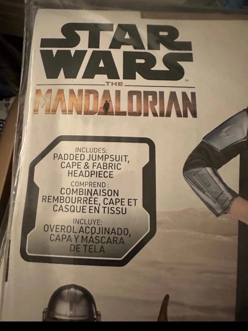 Star Wars The Mandalorian Toddler Costume - Gray and Black - Picture 4 of 5